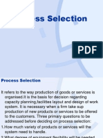 Process Selection