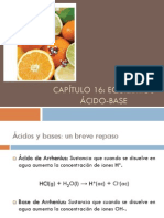 Capítulo 16-Equilibrio Acido-Base