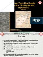 Taliban Top 5 Most Deadly Tactics Techniques and Procedures: OEA Team Threat Report