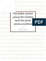 Robot Control Using Wireless and Serial Communication