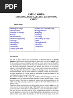 Cargo Loading, Discharging and Stowage