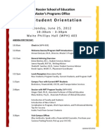 MFT Orientation Agenda 6-5-12