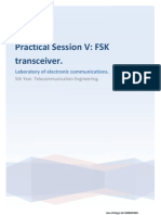 Practical Session V: FSK Transceiver.: Laboratory of Electronic Communications