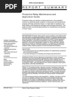 Protective Relay Maintenance and Application Guide: Background