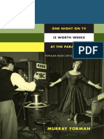 One Night On TV Is Worth Weeks at The Paramount by Murray Forman