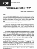 La Dinamica de Casma Durante El Periodo Inicial