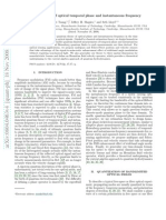 Quantum Theory of Optical Temporal Phase and Instantaneous Frequency