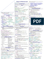 Python 3.2 Reference Card