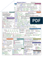 Mémento Bases Python 3