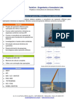 Içamento Offshore, Heavy Lift, Plano de Rigging e Treinamentos