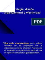 Estrategia, Diseño Organizacional y Efectividad