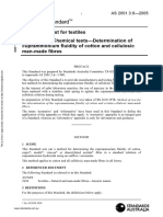 As 2001.3.6-2005 Methods of Test For Textiles Chemical Tests - Determination of Cuprammonium Fluidity of Cott