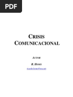 La Crisis Comunicacional.............. de Una Sociedad en Transición