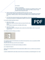 Working Set Limits and Memory Usage Explanation