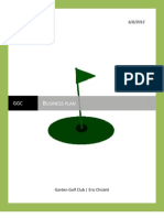 Usiness Plan: Garden Golf Club - Eric Chislett