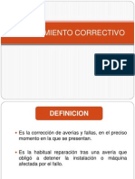 Mantenimiento Correctivo