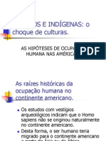 Hipóteses Sobre A Ocupação Humana Do Continente Americano