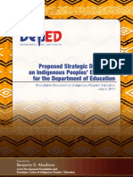 Proposed Strategic Directions On Indigenous Peoples' Education