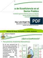 Medidas de Ecoeficiencia en El Sector Publico