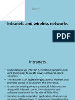 Intranets and Wireless Networks