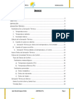 Proyecto de Hidrología - Sensación Termica