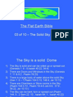 Flat Earth Bible 03 of 10 - The Solid Sky Dome