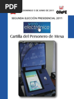 Cartilla de Personero de Voto Electrónico Presencial 