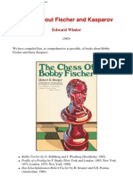 Edward Winter - Books About Fischer and Kasparov PDF