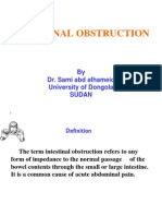 Lecture Intestinal Obstruction (01) PPT