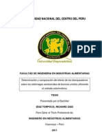 Determinacion y Comparacion Del Efecto de Los Blanqueadores Sobre Los Estomagos Semicocidos de Bovinos Criollos Utilizando El Metodo Colorimetrico