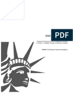 2009 Annual Report - Taxpayer Financed Crisis Pregnancy Centers in Texas: A Hidden Threat To Women's Health