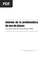 Informe de Playas Santa Elena 2008