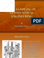 Soil Sampling in Geotechnical Engineering