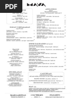 Maya Dinner Menu Draft JUNE