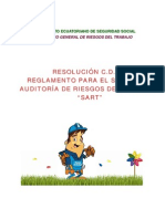 Resolución C.D. 333 Reglamento para El Sistema de Auditoría de Riesgos Del Trabajo - ""Sart""