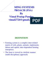 Farming System Approach in Indian Agriculture