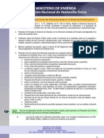 Direccion Nacional de Ventanilla Unica - Requisitos para La Tramitación de Urbanizaciones en La Etapa de Anteproyecto