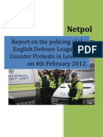 Report On The Policing of The EDL and Counter Protests in Leicester2012