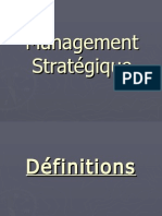 Cours de Management Stratégique