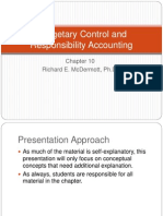 Budgetary Control and Responsibility Accounting CH 10 Revised March 1, 2010