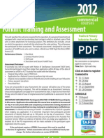 Forklift Training and Assessment: Courses Commercial