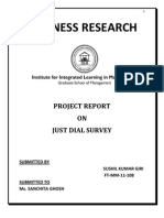 Project Report On Just Dial