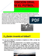 Exposición Oral Sobre El Fútbol