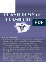 Craniotomy or Craniectomy