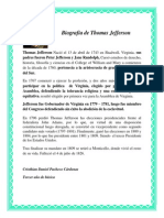 Biografia de Thomas Jefferson