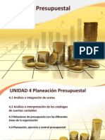 Unidad 4 Planeacion Presupuestal. Presentacion