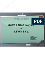 LEVI's SWOT and TOWS Analysis