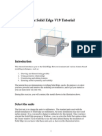 Basic Solid Edge V19 Tutorial