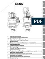 Operating Instructions Water Pump Gardena 6000