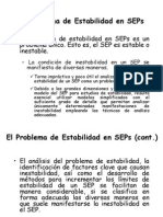 Características Del Análisis de Estabilidad en SEP